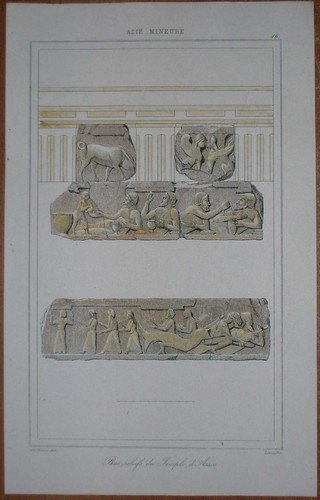 Stampa 1863 bassorilievi - stampa,