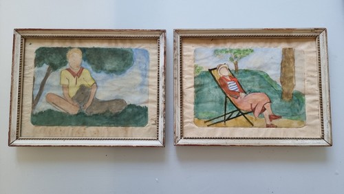 Aquarelles etude personnage - 2,